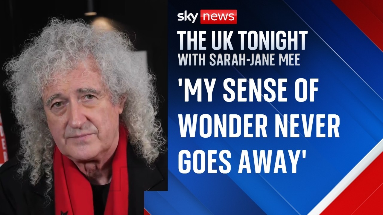 Sir Brian May unveils 3D galaxy book