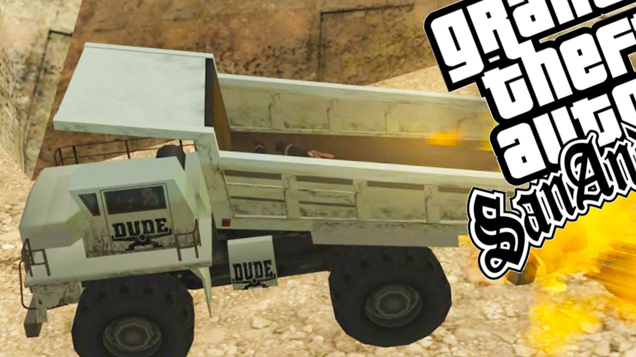 GTA SAN ANDREAS 100% - Pedreira do Caçador BUGADA! (55)