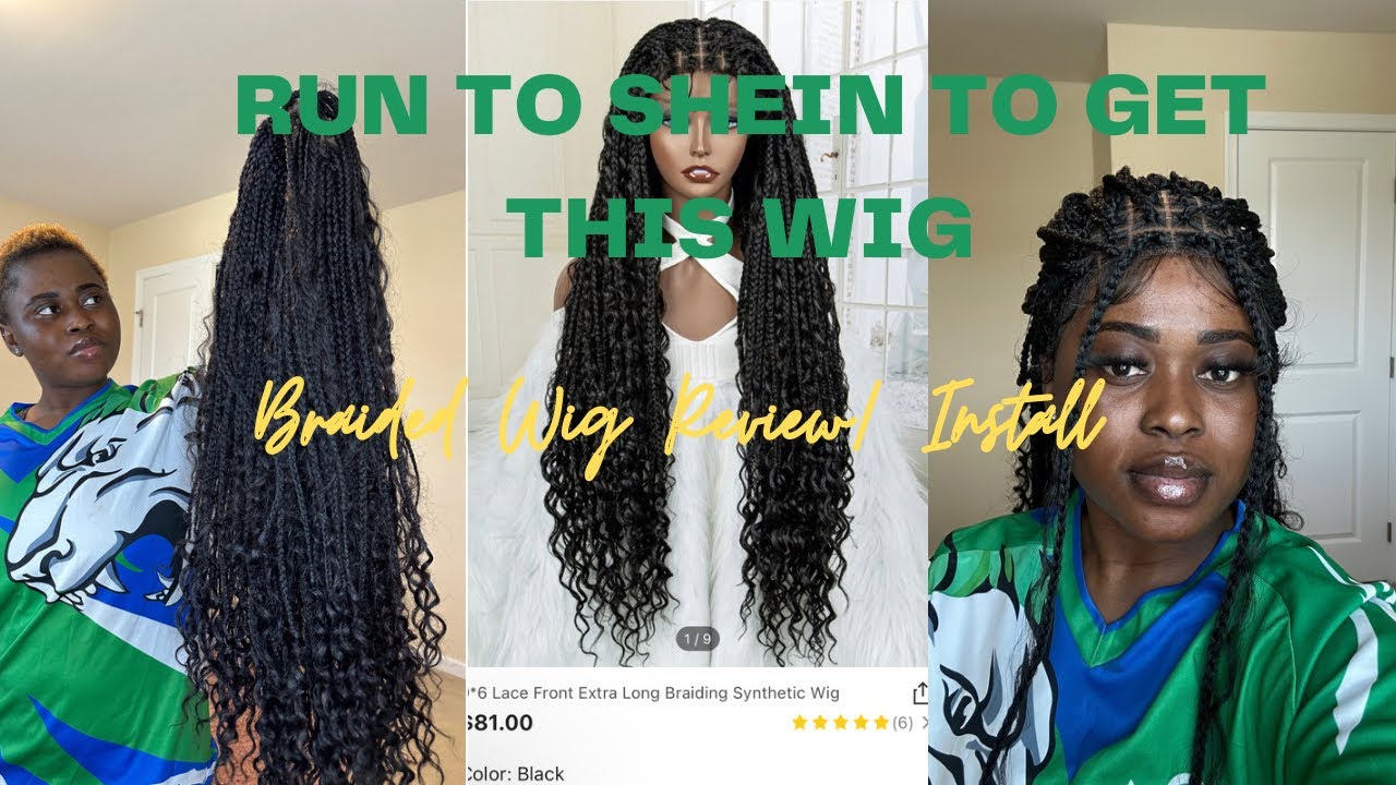SHEIN Braided Wig Reviews 🤔/ Install