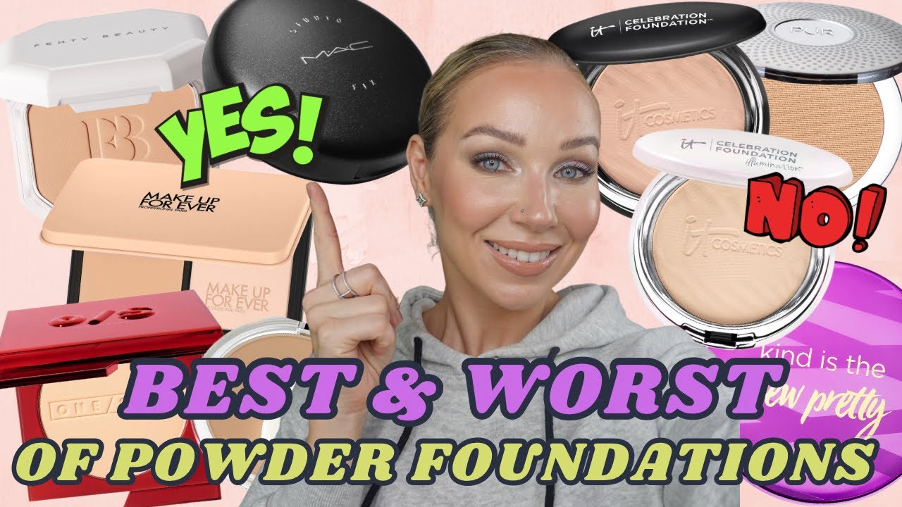 BEST & WORST of HIGH END POWDER FOUNDATIONS ✨Which one is RIGHT for YOU? SPEED REVIEWS