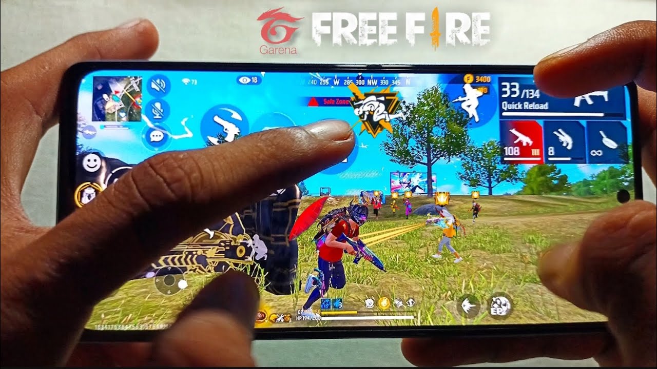HANDCAM⚡ SOLO VS SQUAD POCO X6 PRO FREE FIRE GAMEPLAY