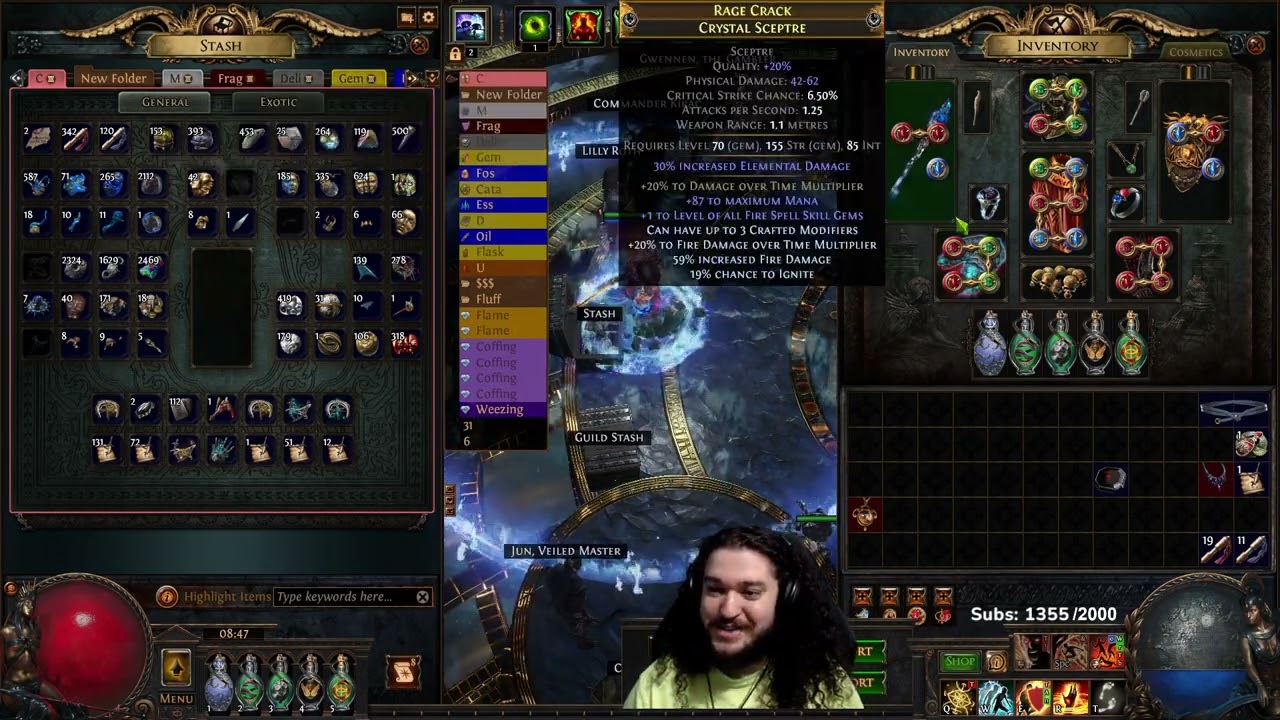 PoE Necropolis - Level 100 RF Chief Endgame Gearing Advice.
