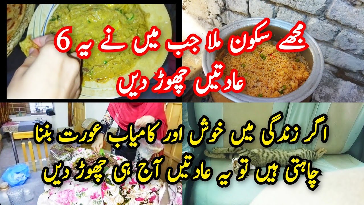 6 things I stopped doing to become a happier wife | How to learn life | Abida Saleem Vlogs