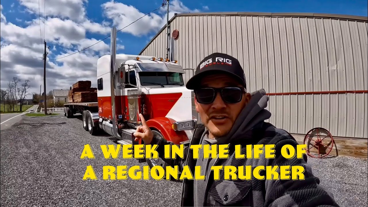 Trucking vlog    A week in the life of a regional truck driver 🇺🇸