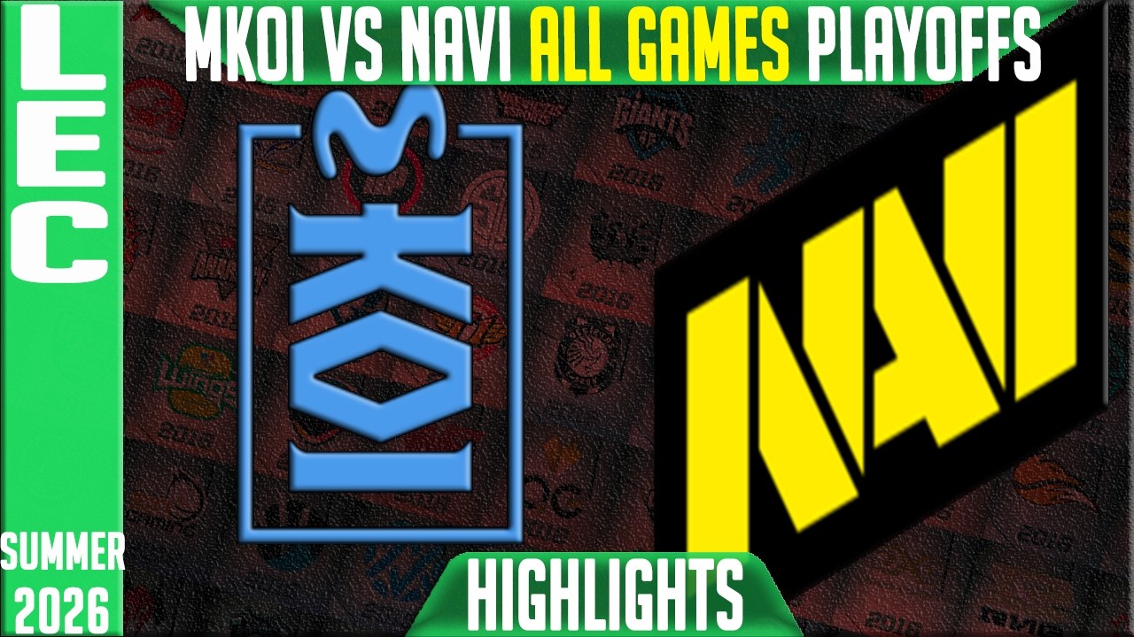 MKOI vs NAVI Highlights ALL GAMES | LEC Playoffs Summer 2026 | Movistar KOI vs Natus Vincere