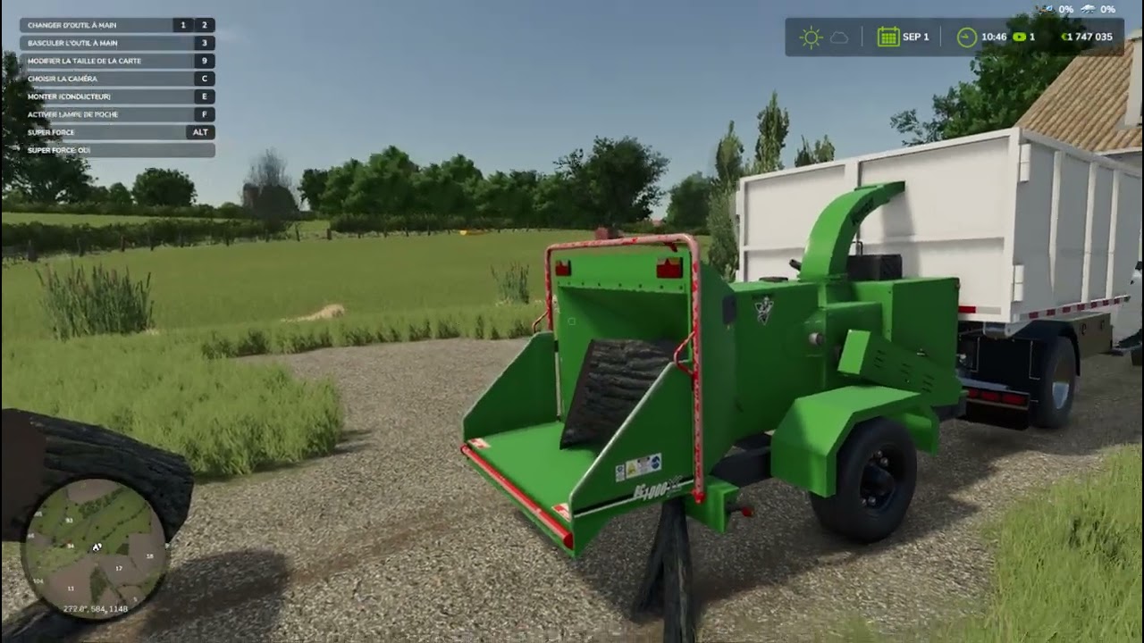 FS 25 Abattage d'un arbre sur une propriété