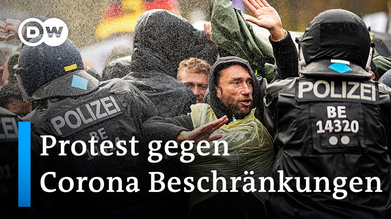 Coronavirus: Proteste gegen neues Infektionsschutzgesetz und Corona Ma&szlig;nahmen | DW Nachrichten