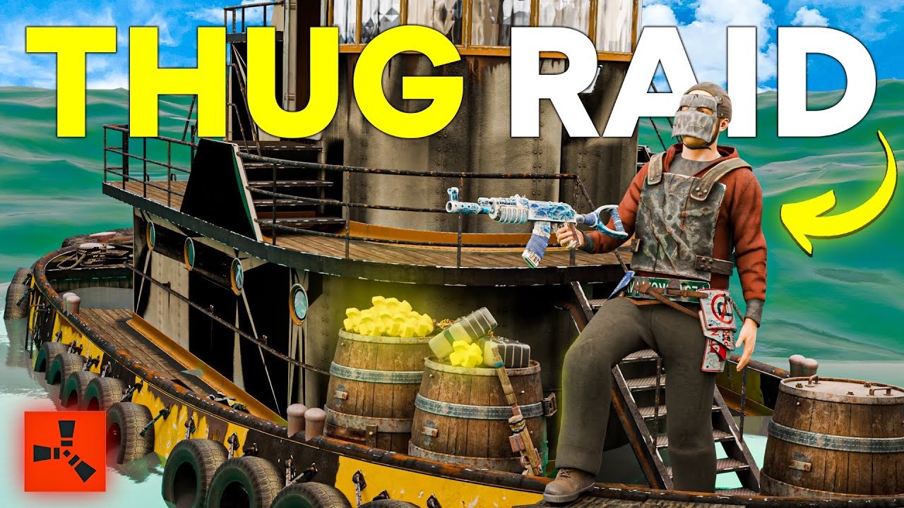 LE-AM DAT RAID LA TUGBOAT SI LE-AM FURAT TOT LOOT-UL! Rust Romania