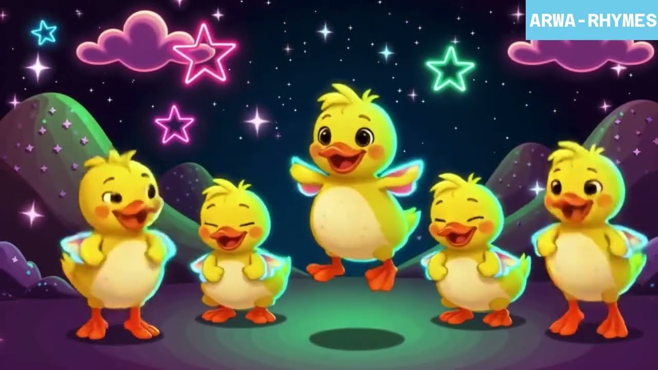 🌈✨ Neon Kids Classics | Top 6 Nursery Rhymes & English Kids Songs Collection 🎶🧸