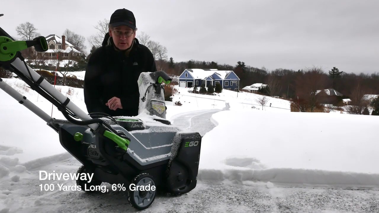 EGO Power+ Snow Blower Demonstration (model SNT2100)