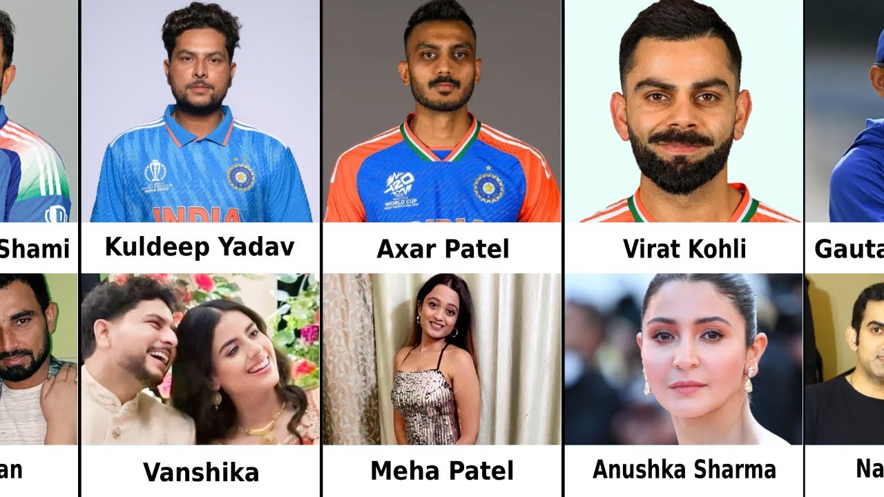 Famous Indian cricketers & their wives