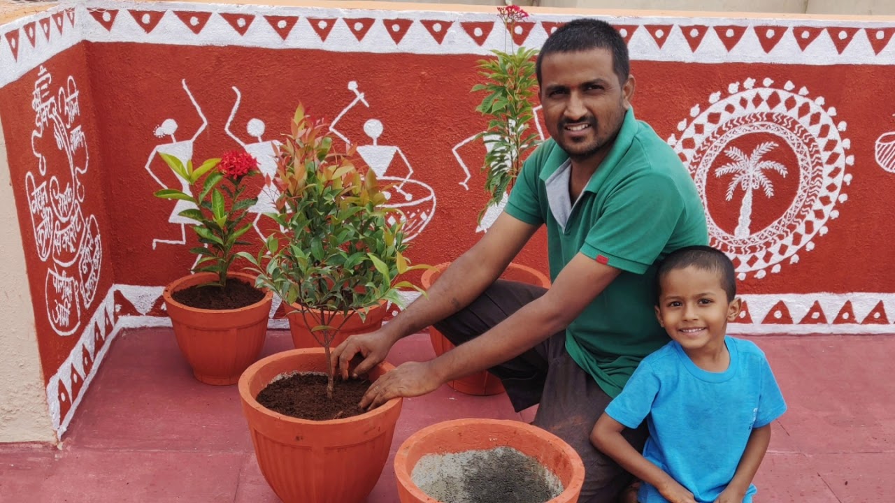 Warli Painting Terrace Transformation- Walls to Worthy Place