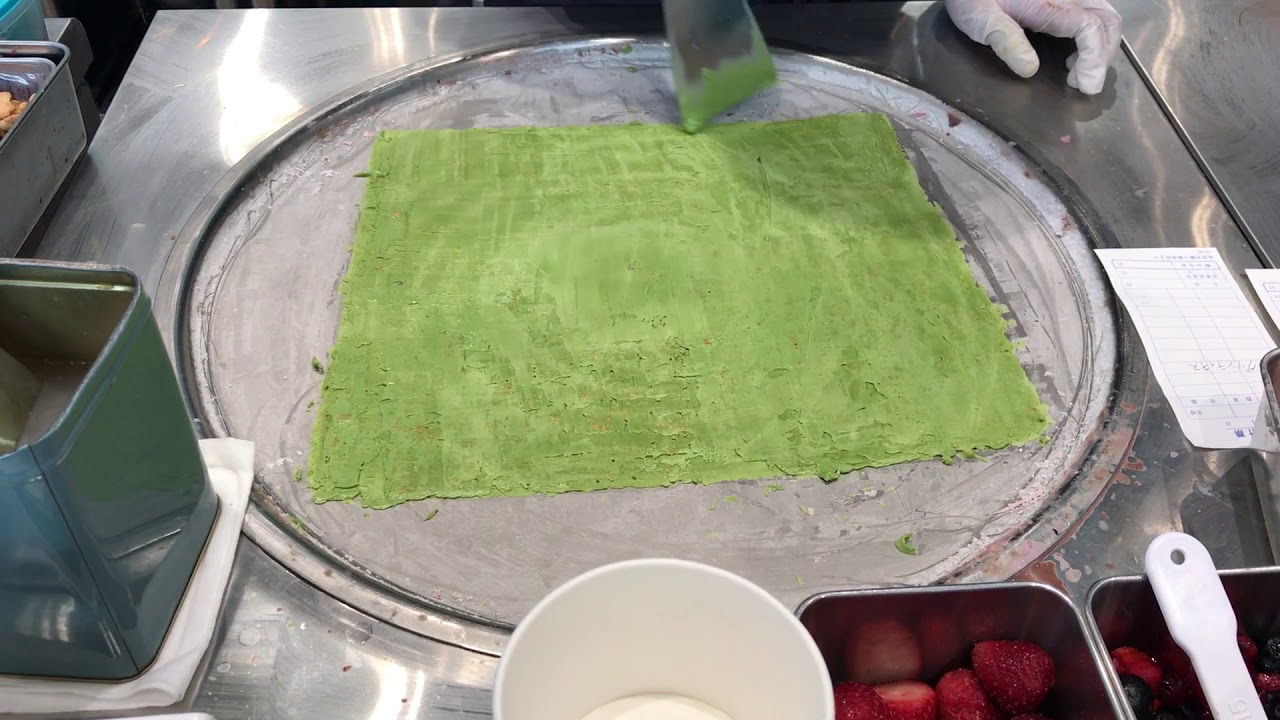 ロールアイスの作りかた