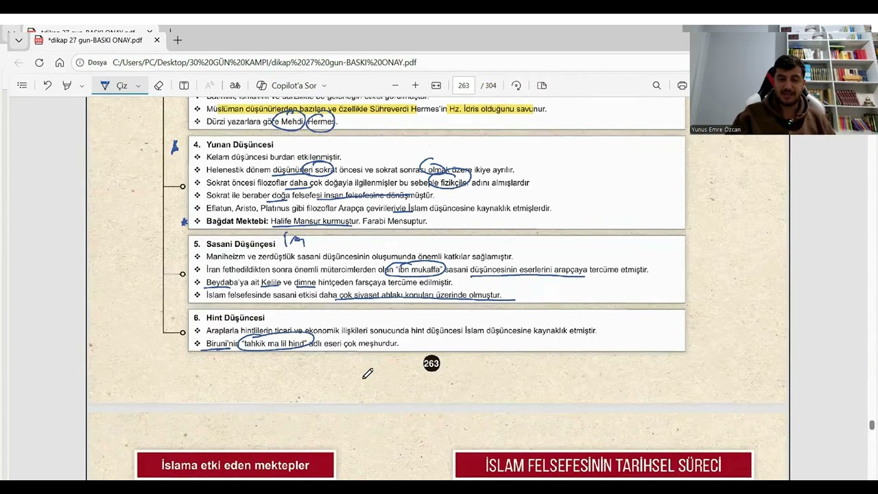 24.GÜN/İSLAM FELSEFESİ  1.VİDEO(DİKAB-İHL)