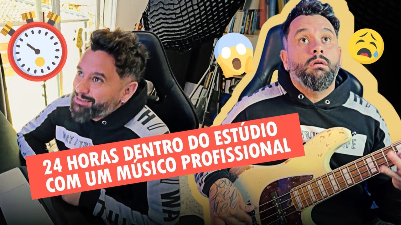 24h no estúdio: rotina real de quem vive de música!!!