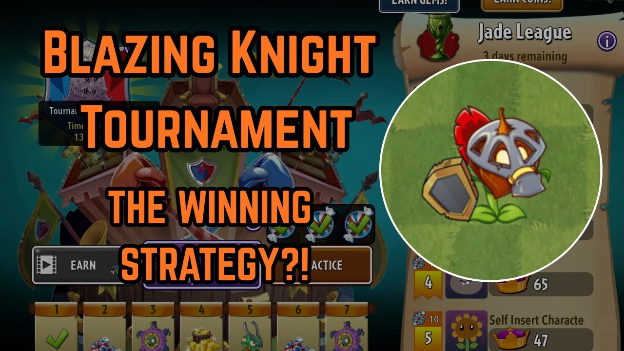 Plants vs Zombies 2 ARENA This week - Blazing Knight Tournament. The Winning Strategy