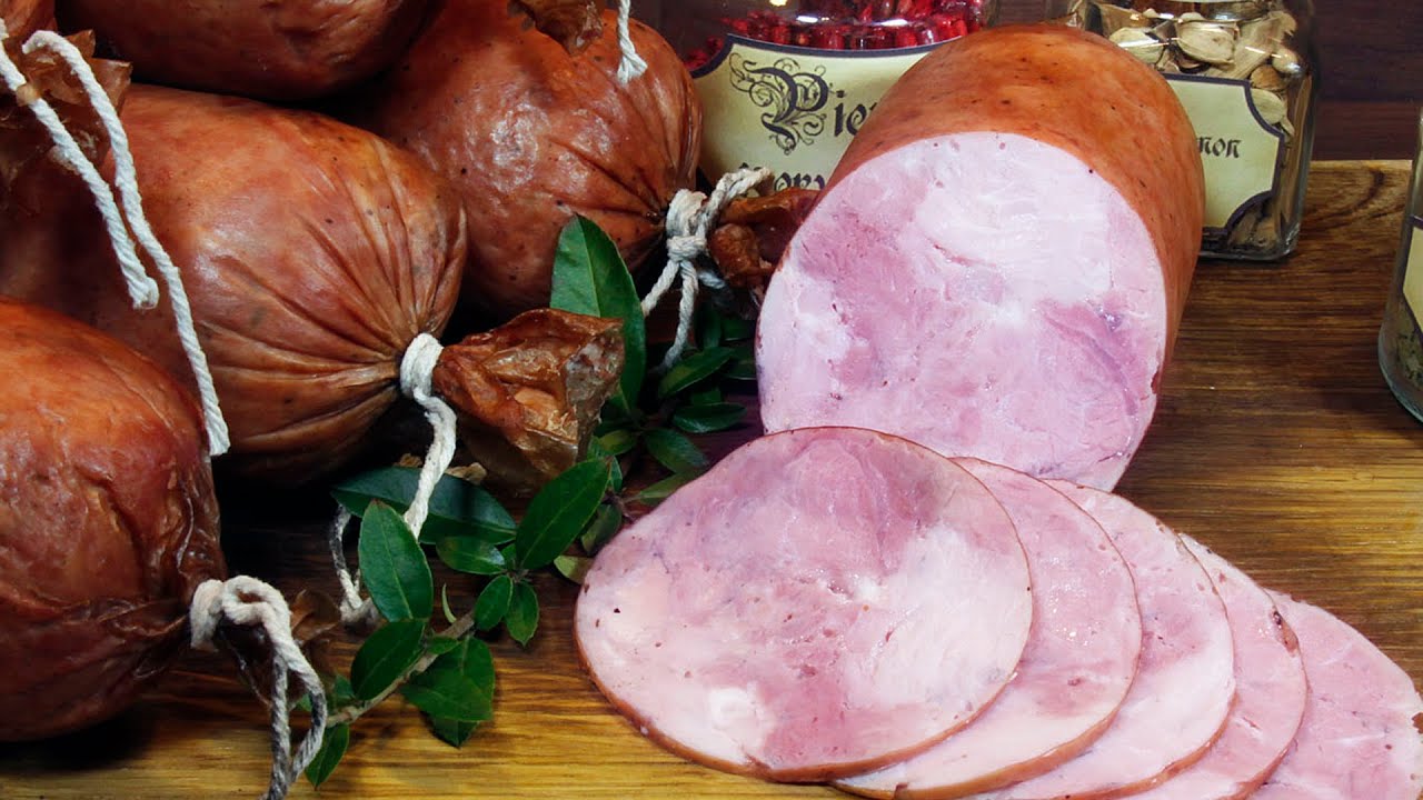domowy wyrób wędlin  #kiełbasa  szynkowa