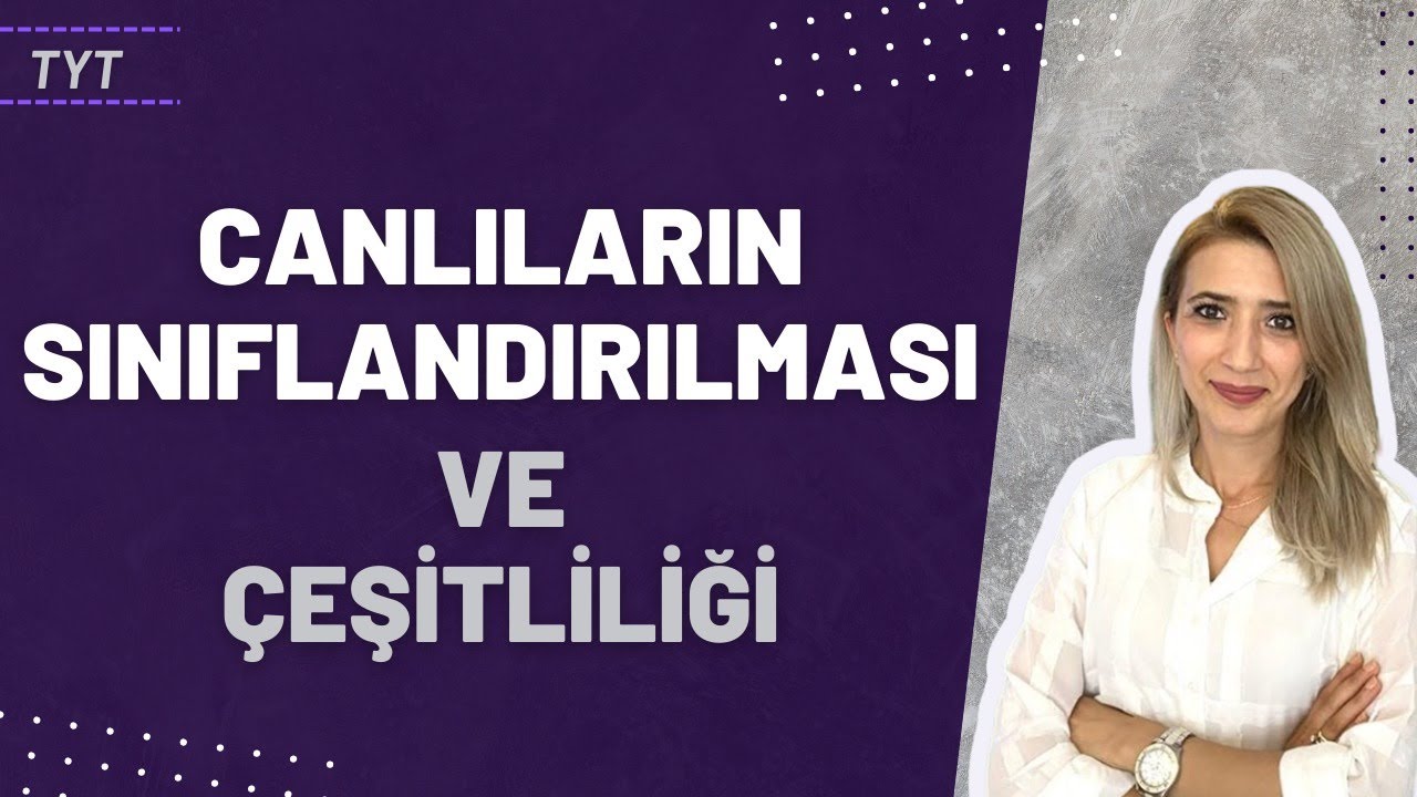 (20.Ders)  CANLILARIN SINIFLANDIRILMASI VE ÇEŞİTLİLİĞİ| Seda Hoca Biyoloji 🧬