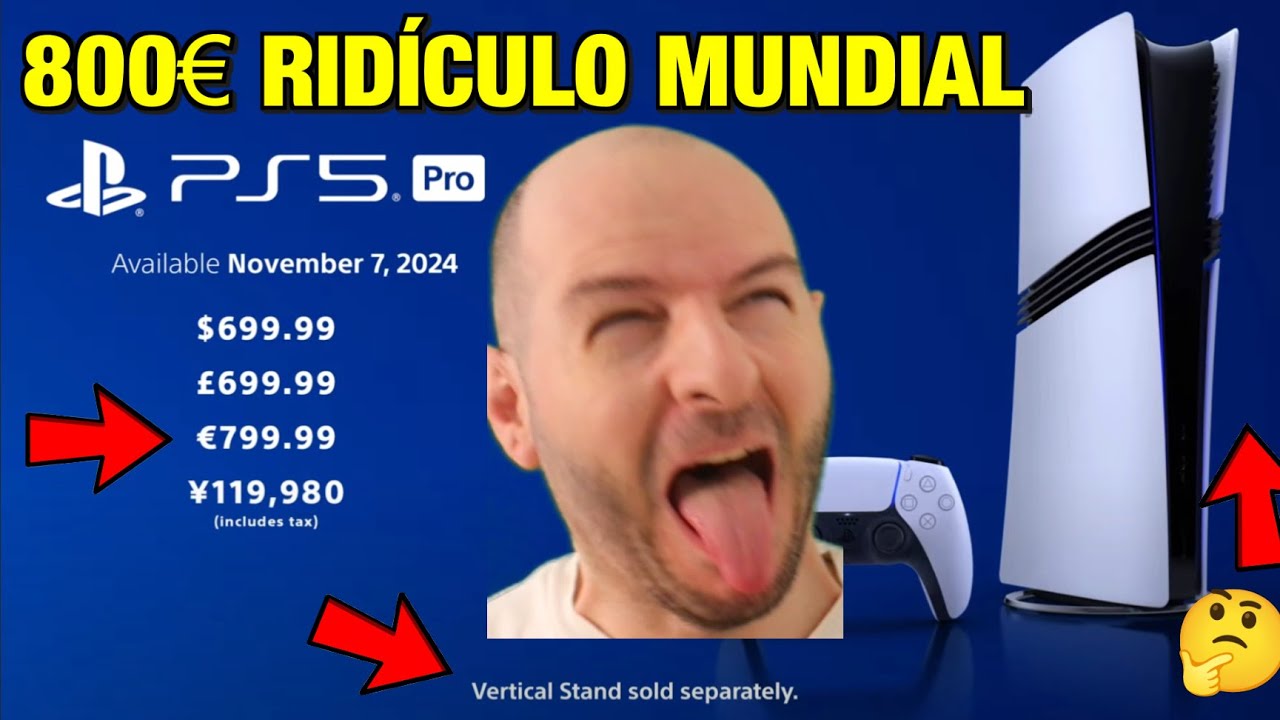 ¡¡¡PS5 PRO 800€ DIGITAL Y PEOR QUE XBOX RIDÍCULO MUNDIAL!!! | Sony Termina de Enterrar a Playstation