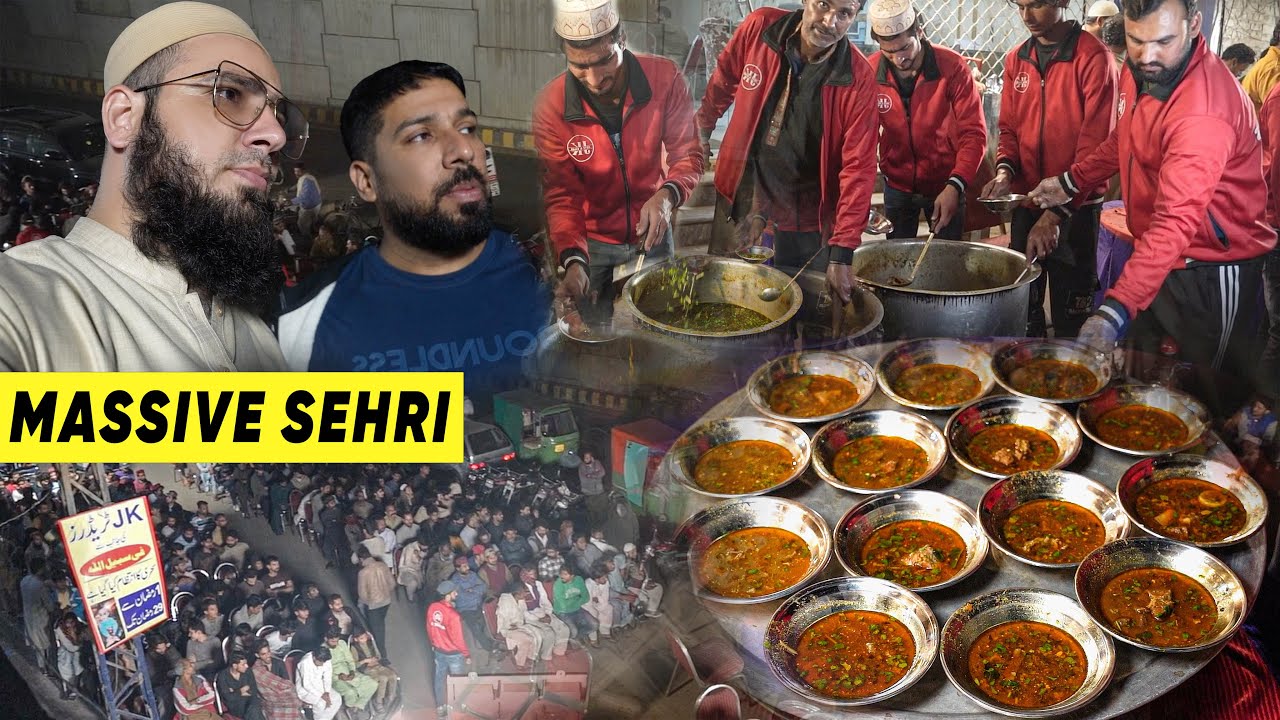 Massive Sehri Scenes in Lahore | Free Sehri at Band Road Lahore | Ramzan 2025