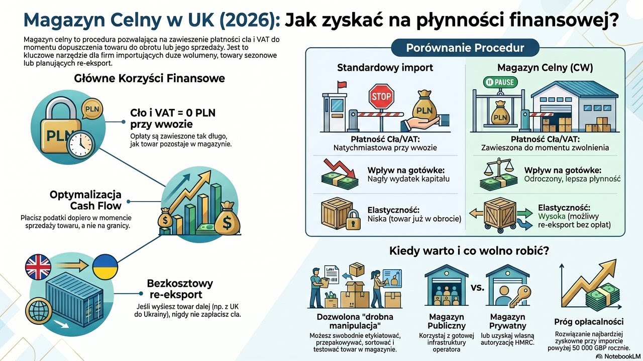 Freeporty UK &mdash; wolne obszary celne: jak działają i kto może korzystać? | 2026