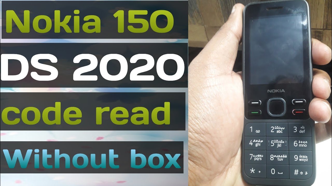 TA 1235   Nokia 150 DS 2020 code read without box |Mobile Repair Tech