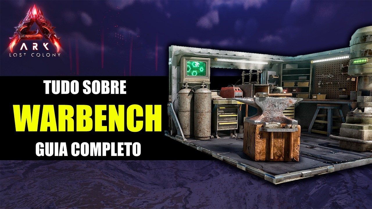 TUDO sobre a BANCADA DE GUERRA / WARBENCH - Guia COMPLETO - Ark Ascended