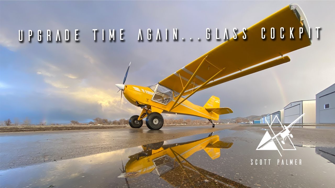 Kitfox gets New Glass panel, Interior, and Lights, ADSB in/out