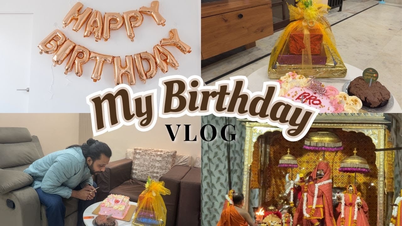 MY BIRTHDAY SURPRISE! 🎂 Govind Dev Ji Darshan at 4 AM & Emotional Gifts! 🎁