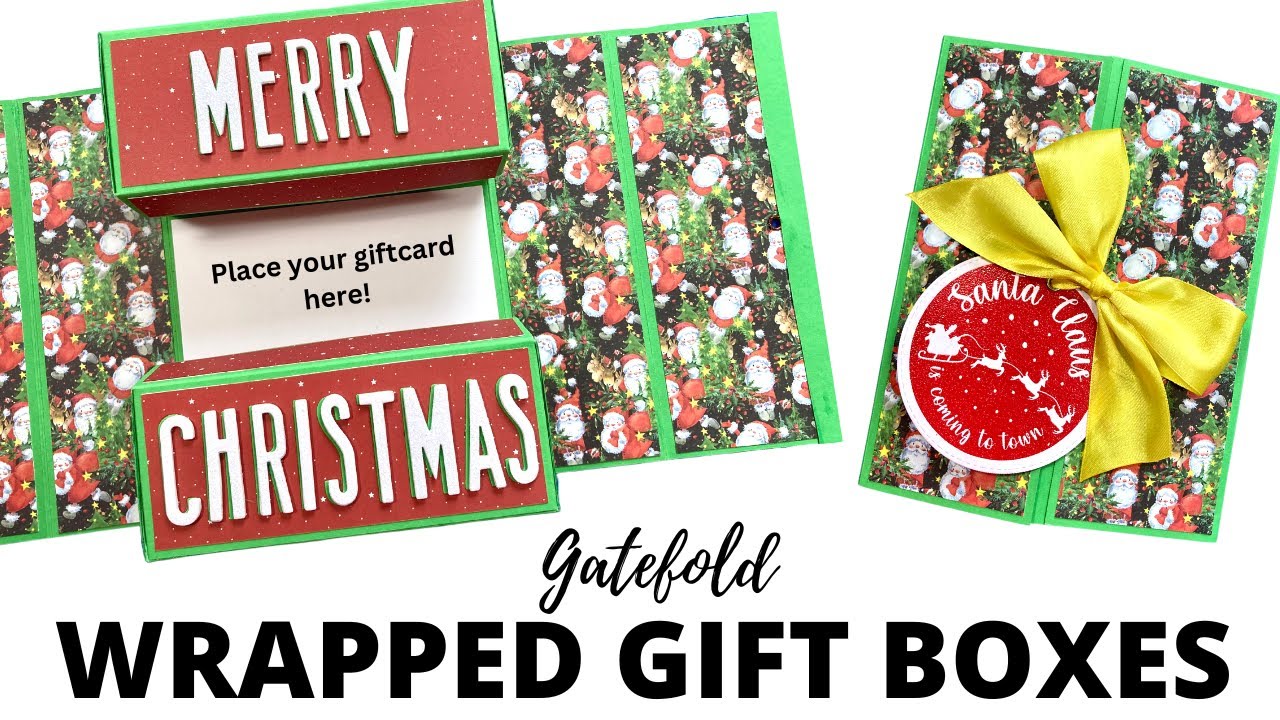Gatefold Wrapped Gift Boxes | Packaging Ideas!