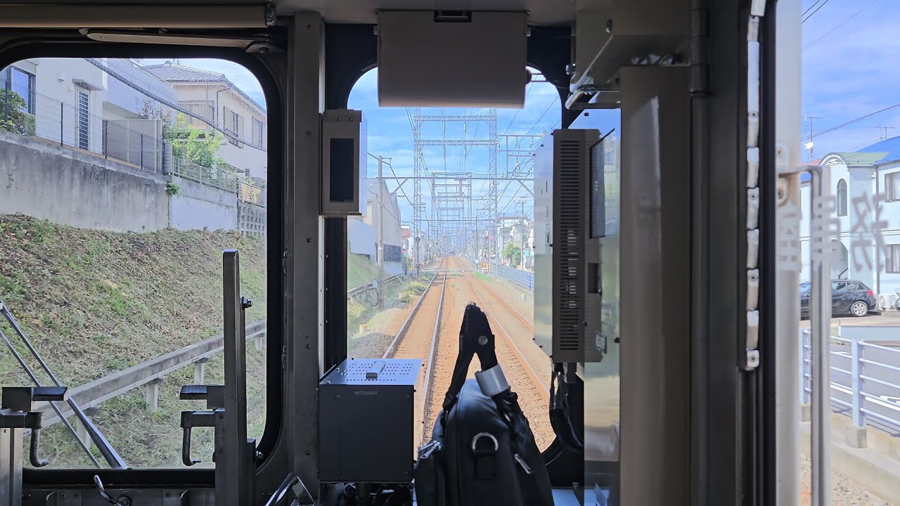[全区間前面展望] 東急池上線 各駅停車(ワンマン) 五反田行き 蒲田～終点五反田間 [蒲田駅始発]