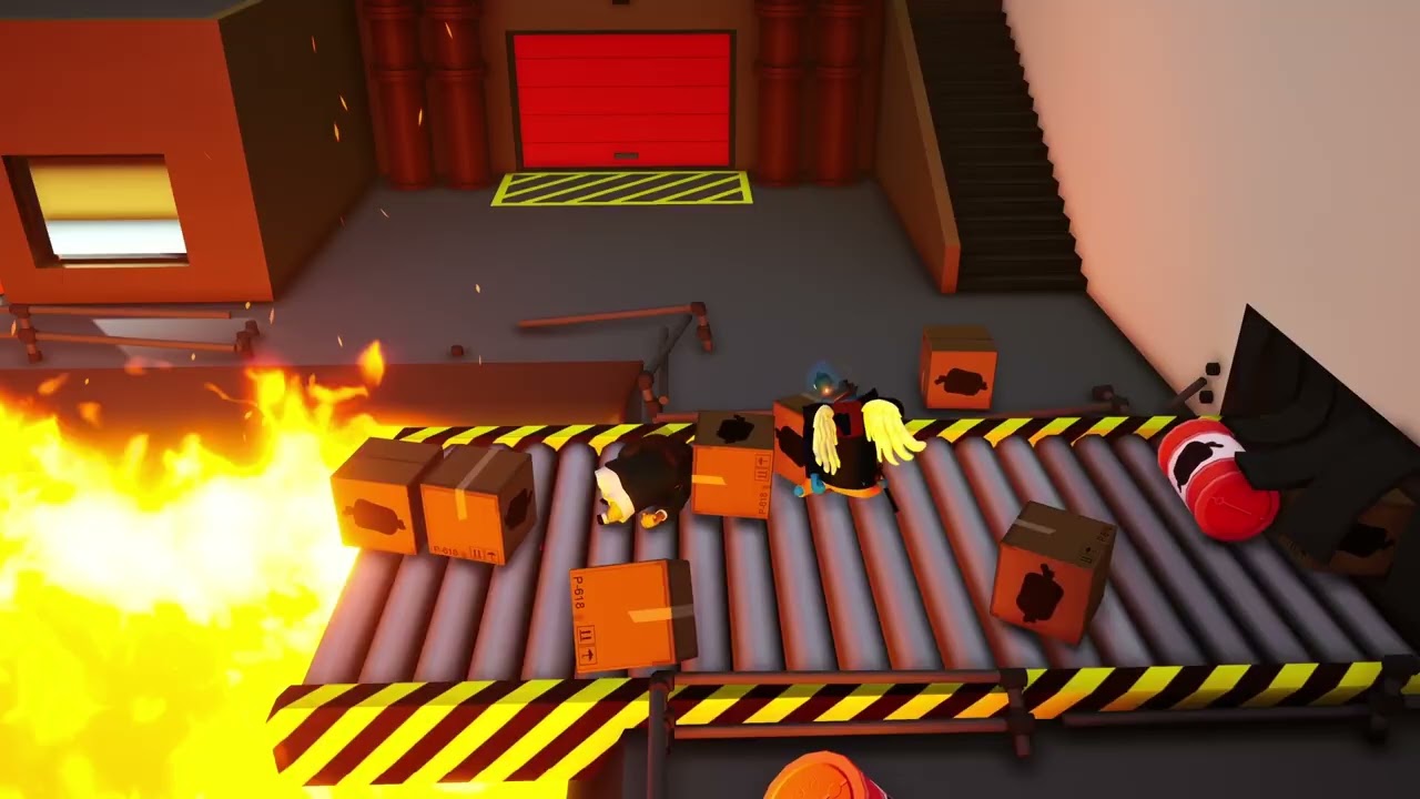 The Battle For The True Fish Bowl Head Man - Gang Beasts