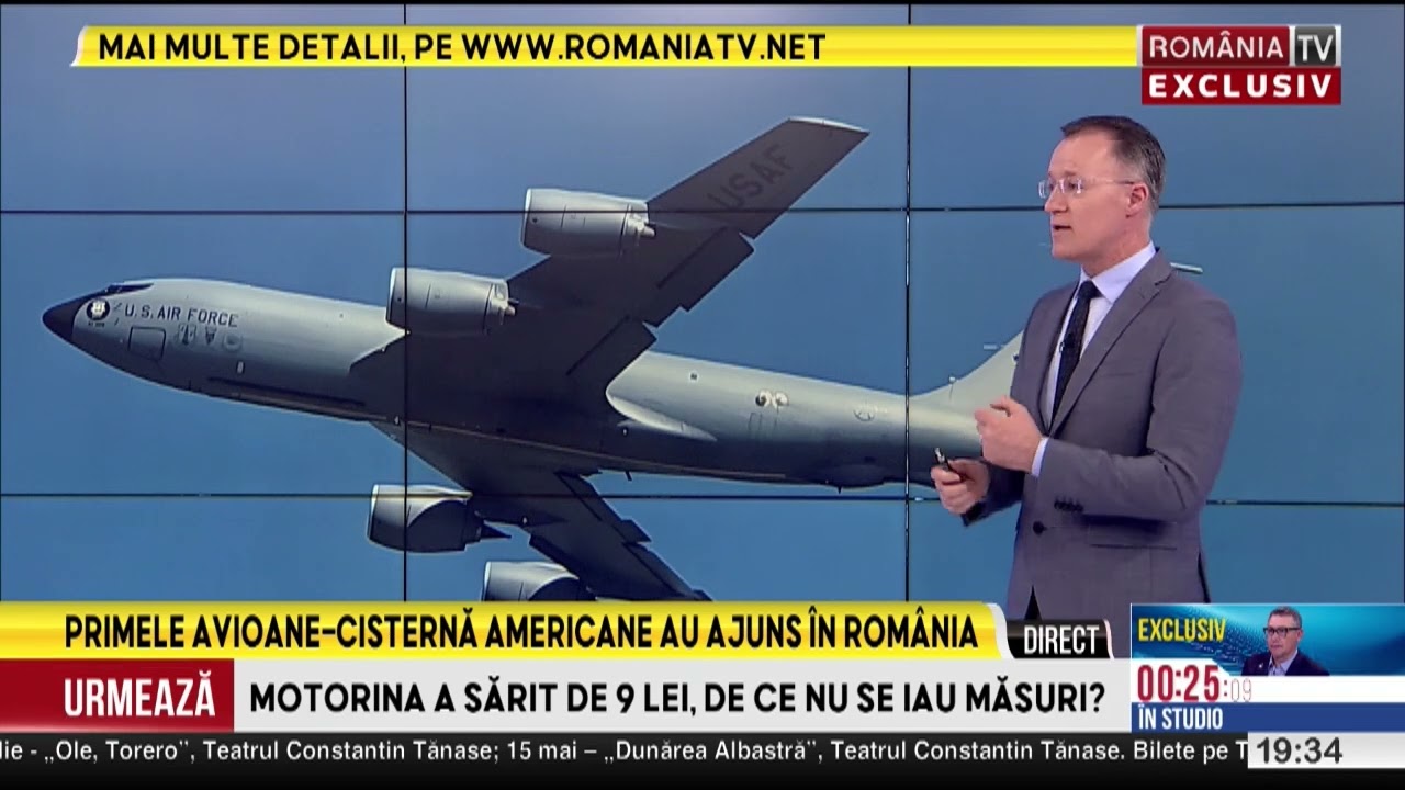 Primele avioane cisterna americane au ajuns in Romania