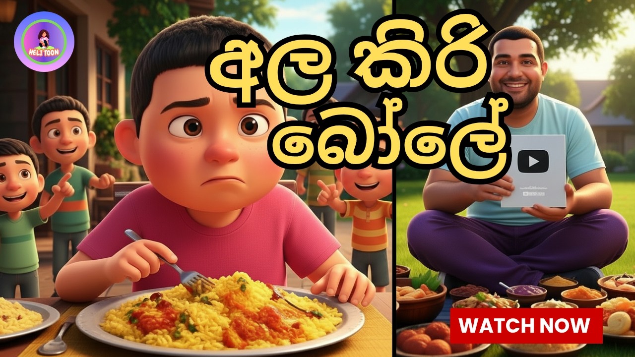 අලකිරි බෝලේ | Alakiri bole | sinhala cartoon | Lama kathandara sinhala | @HELITOON-w6m5c |lama katha