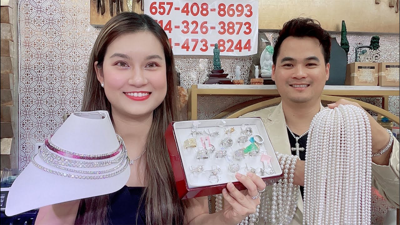 livestream sale xoàn thiên nhiên giá rẻ, ngọc trai sale va rolex, vàng 18k sale rẻ