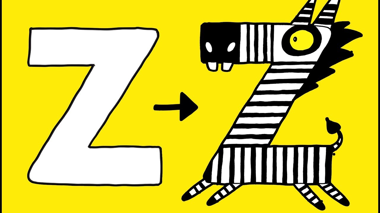 Z for Zebra - Learn to Draw ABC | Learn the Alphabet for Kids