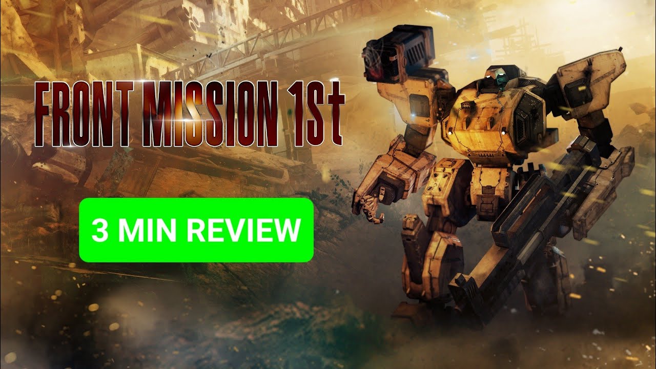 Front Mission 1ST Remake 3 Min Video Review
