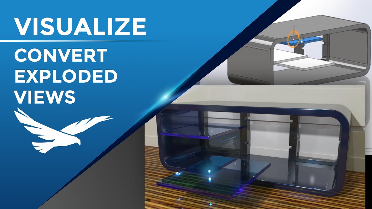 Convert SOLIDWORKS Exploded Views to Visualize Professional