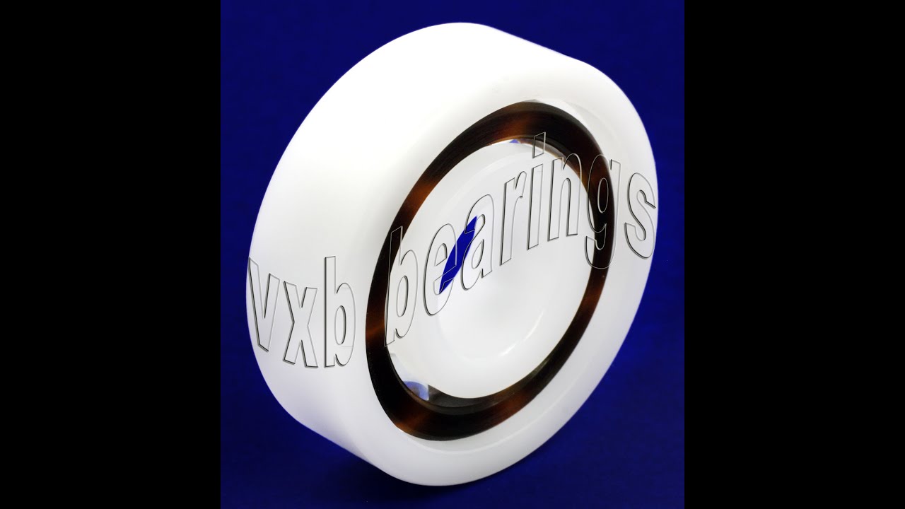 Plastic Bearing POM 16001 Glass Balls 12x28x7