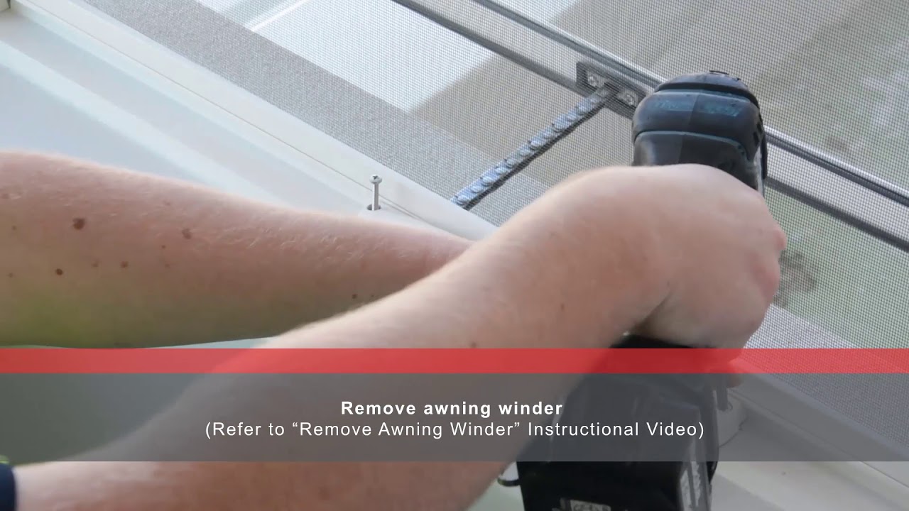 How to Adjust Awning Window Winders to be Restrictive