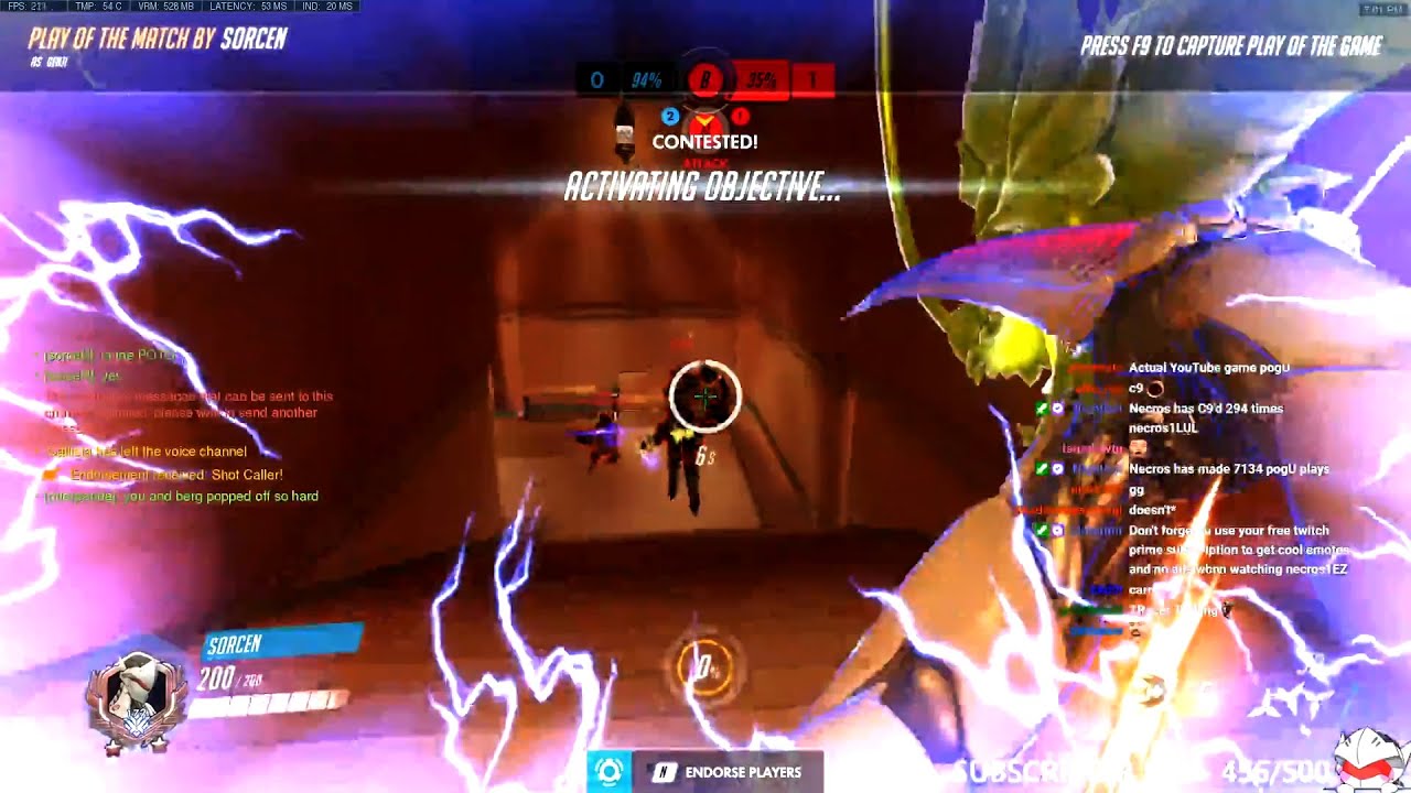 Некрос Гендзи - 1 наноклинок = 5 убийств! [Топ-500 23 сезона Overwatch]