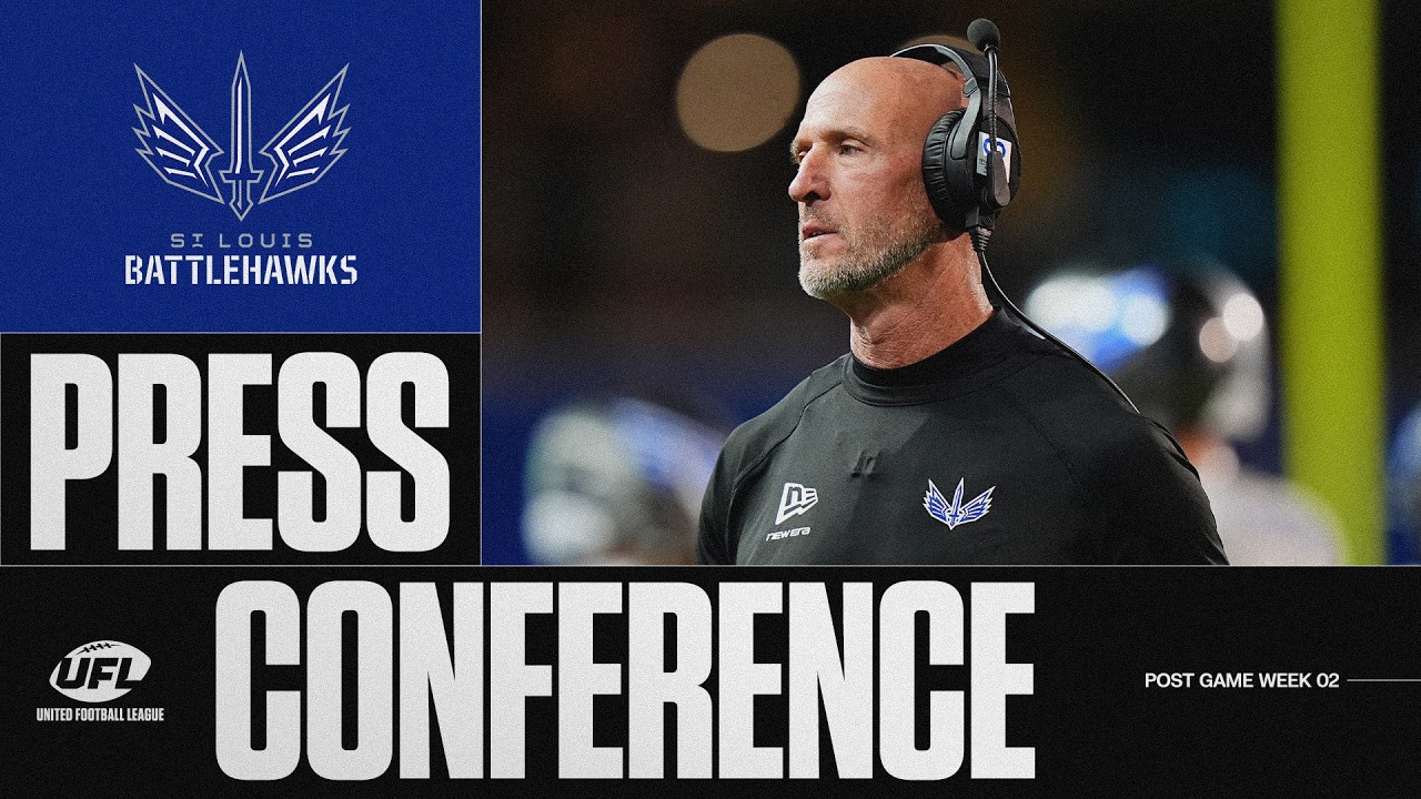 Пресс-конференция после матча 2-й недели команды St. Louis Battlehawks | UFL