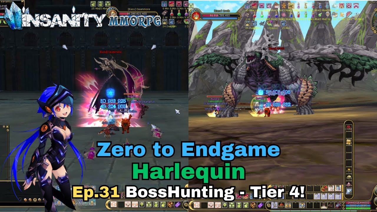 Insanity FlyFF - ZTE Harlequin Series Ep.31 - Boss Hunting - Tier 4