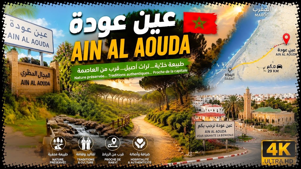 عين عودة  Ain Al Aouda  4K  🇲🇦