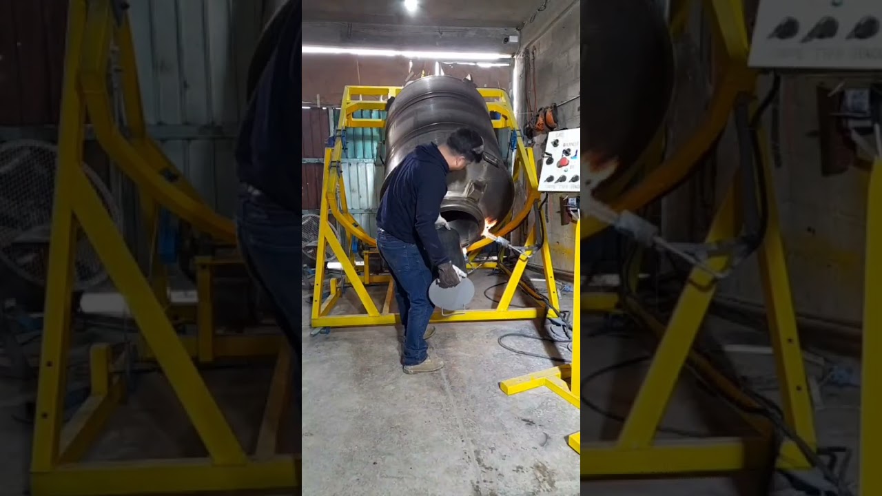 Rotomoldeo máquina y molde 1200 litros ciclo continuo de fabricación
