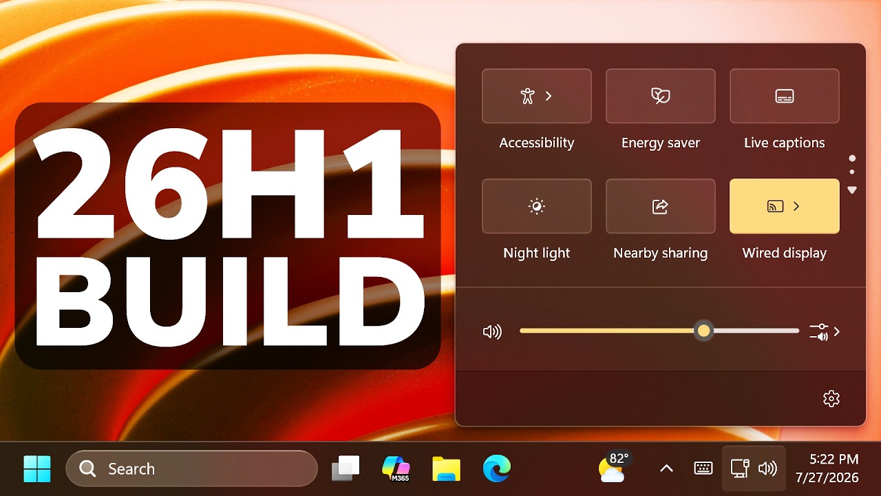 Большое обновление Windows 11 26H1 за июль 2026 года &ndash; новый &laquo;Проводник&raquo; и Центр обновления Windo...