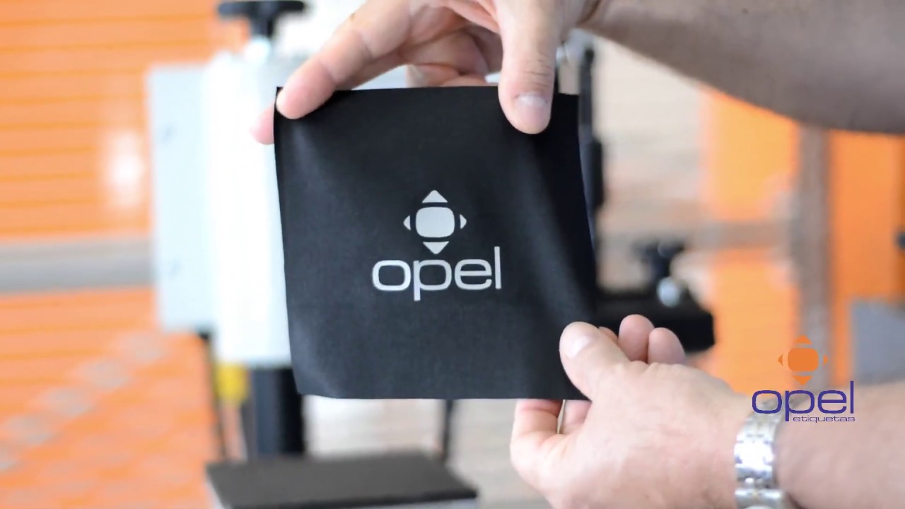 Transfer para roupa. Como aplicar transfer com a prensa térmica? Etiqueta Personalizada Opel.