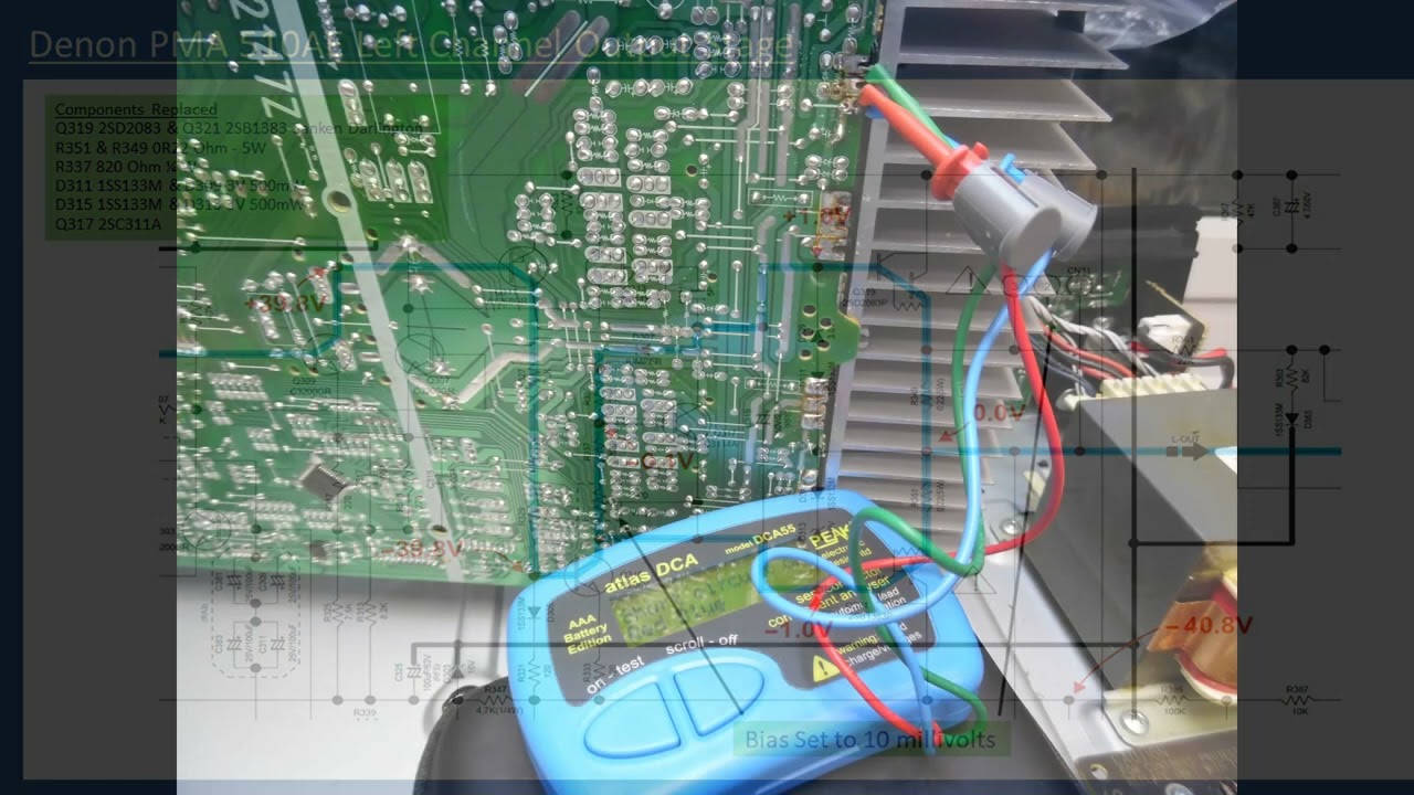Denon PMA 510AE Amplifier Repair (With Audio Tutorial)