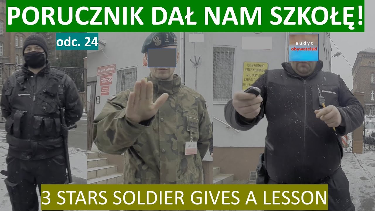 Porucznik zaczyna od nieprawdy, mówi 