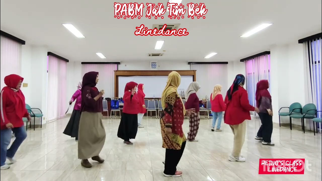 Mengejar Bayangmu || Linedance || Chor : Nani Bram (INA) & Jeanie A (INA) || PABM JakTimBek 